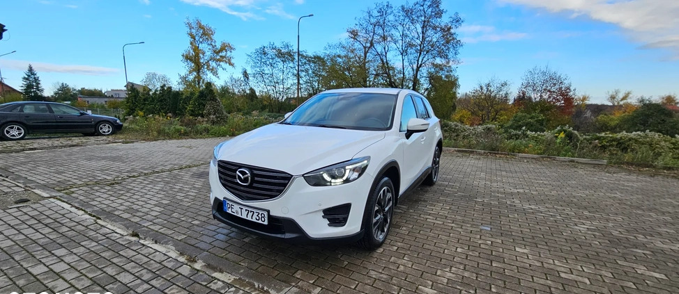 Mazda CX-5 cena 59800 przebieg: 136852, rok produkcji 2017 z Wąchock małe 154
